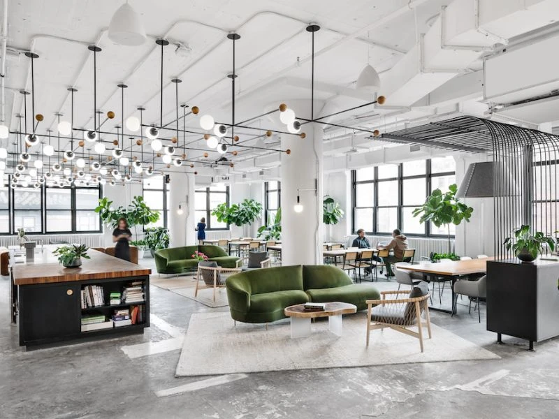 Phong cách Hybrid Workspace (lai văn phòng - nhà ở)