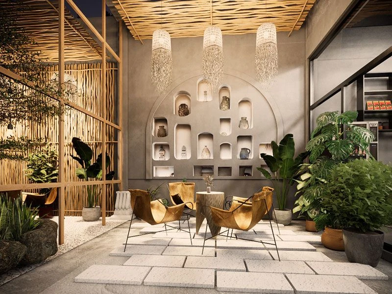 Thiết kế nội thất Quán Cafe