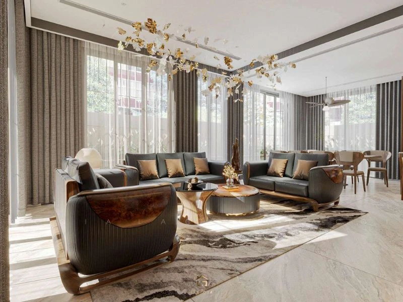 Các mẫu thiết kế nội thất biệt thự sang trọng