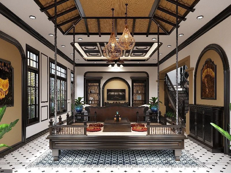 Indochine - Phong cách thiết kế nội thất Đông Dương