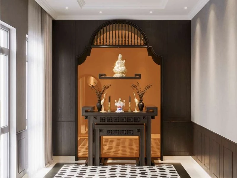 Thiết kế phòng thờ dành cho biệt thự