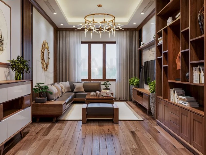 Thiết kế nội thất chung cư 45m² - 1 phòng ngủ