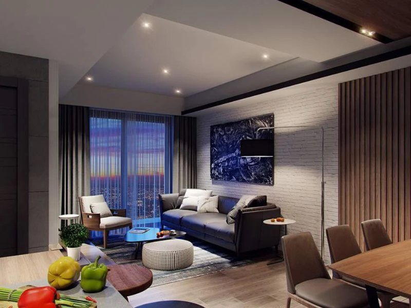 Thiết kế nội thất chung cư 60m² - 2 phòng ngủ