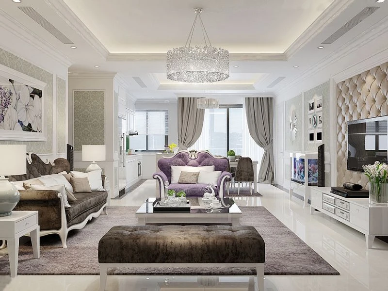 Thiết kế nội thất chung cư đẹp 100m² - 3 phòng ngủ