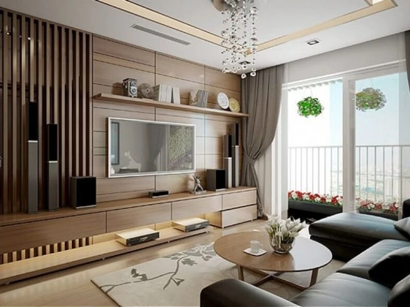 Thiết kế nội thất chung cư khu vực Phòng khách