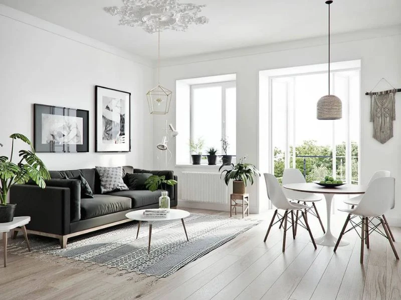 Thiết kế nội thất chung cư phong cách Scandinavian
