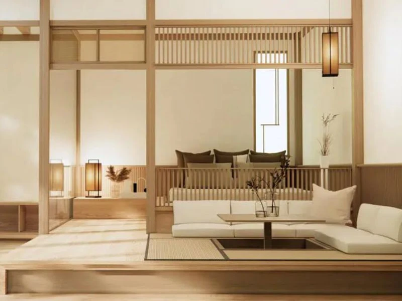 Thiết kế nội thất chung cư theo phong cách Japandi