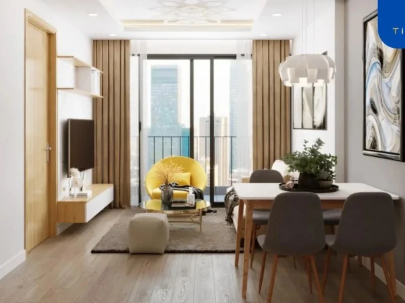 Thiết kế nội thất chung cư mini 40m² - 1 phòng ngủ