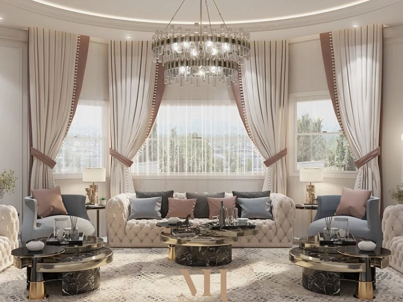 Mẫu thiết kế biệt thự tân cổ điển có 3 tầng