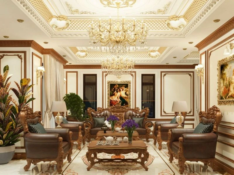 Thiết kế biệt thự bởi Nội thất mộc Vũ Gia