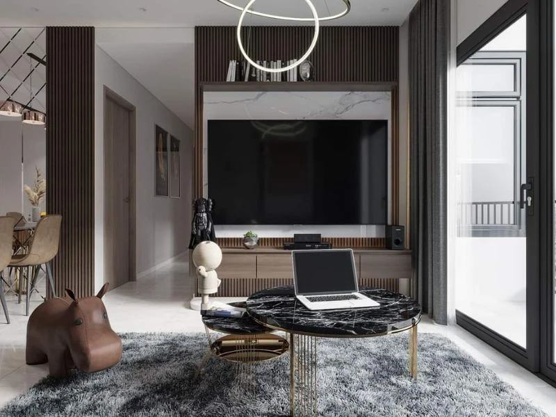 Thiết kế nội thất chung cư 80m2 phong cách hiện đại, sang trọng cho ngôi nhà