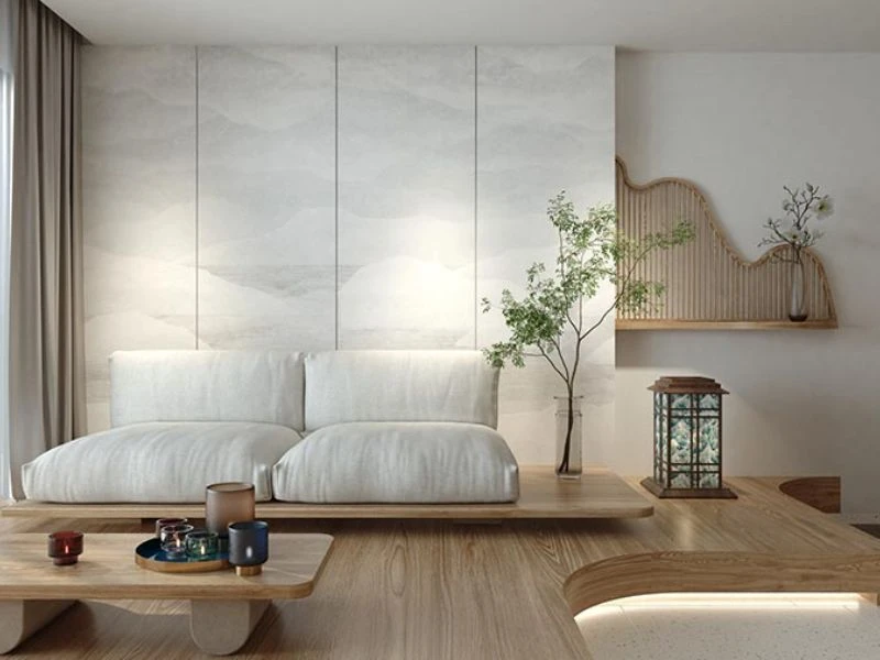 Thiết nội thất chung cư 80m2 theo phong cách Japandi 