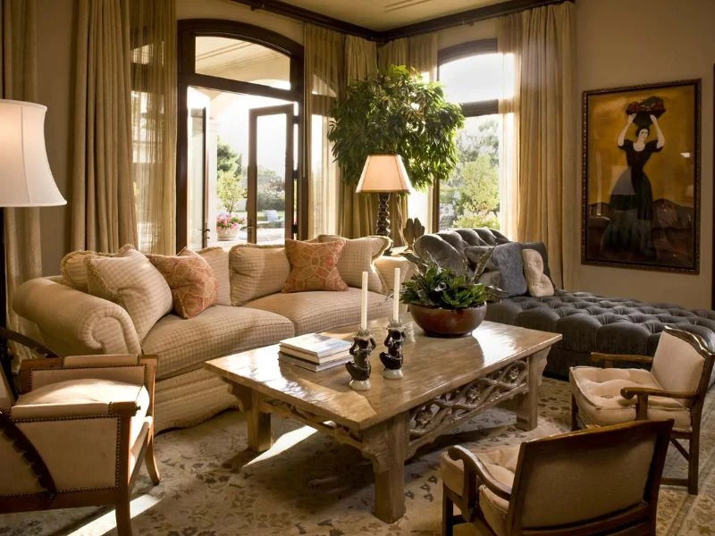 Mẫu thiết kế nội thất nhà liền kề đẹp theo phong cách cổ điển