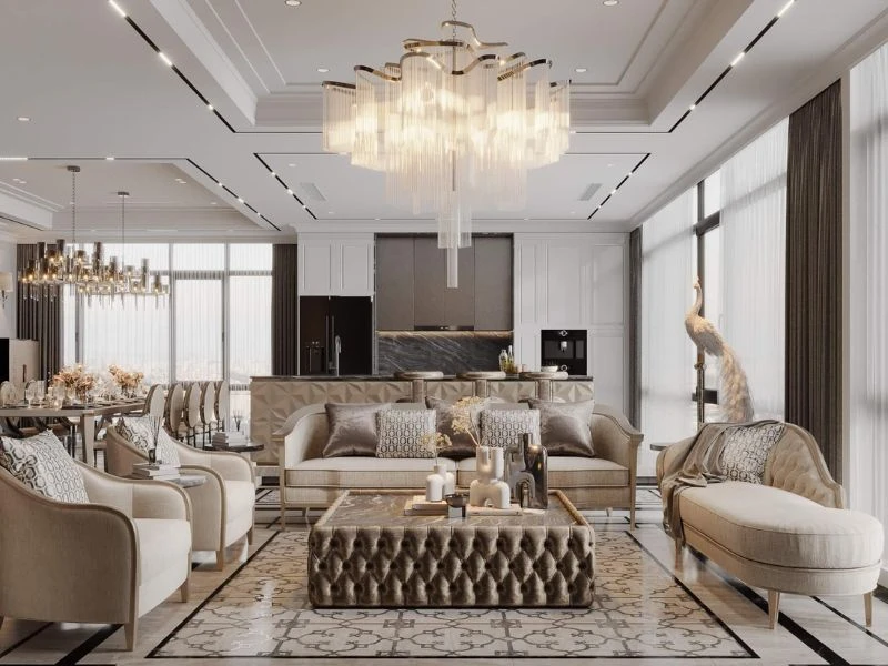 Thiết kế nội thất nhà liền kề 3 tầng quận Hà Đông - Hà Nội