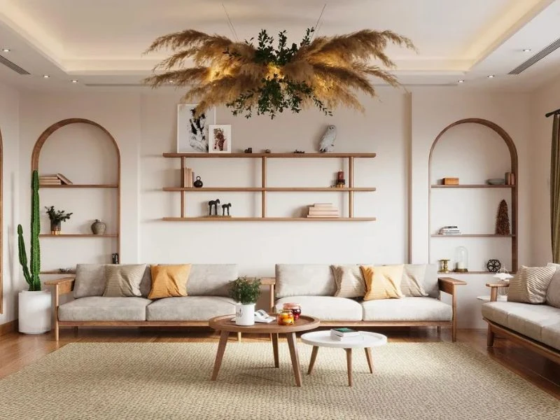 Phong cách thiết kế phòng khách Bắc Âu