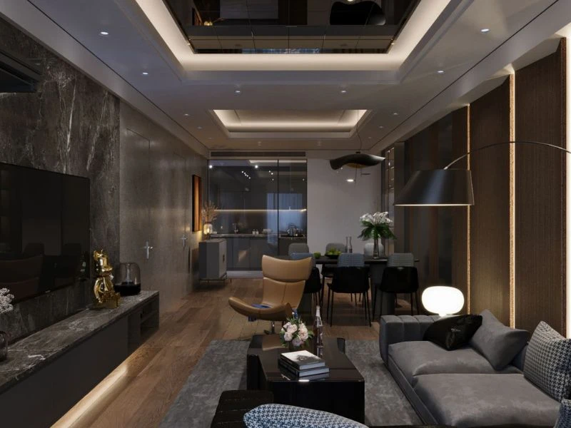 Thiết kế nội thất phòng khách nhỏ