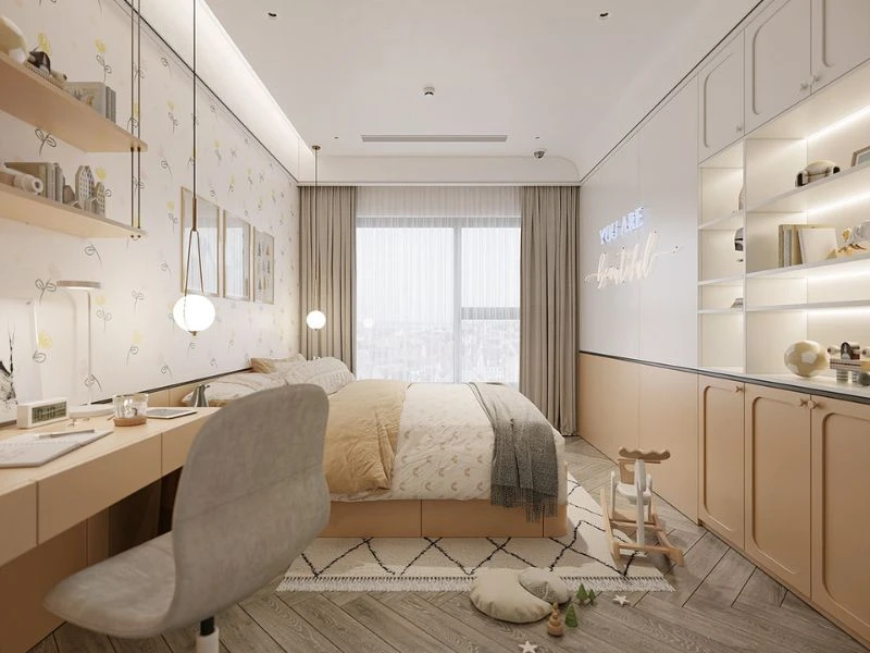 Trang trí phòng ngủ tiện ích, đơn giản cho sinh viên 