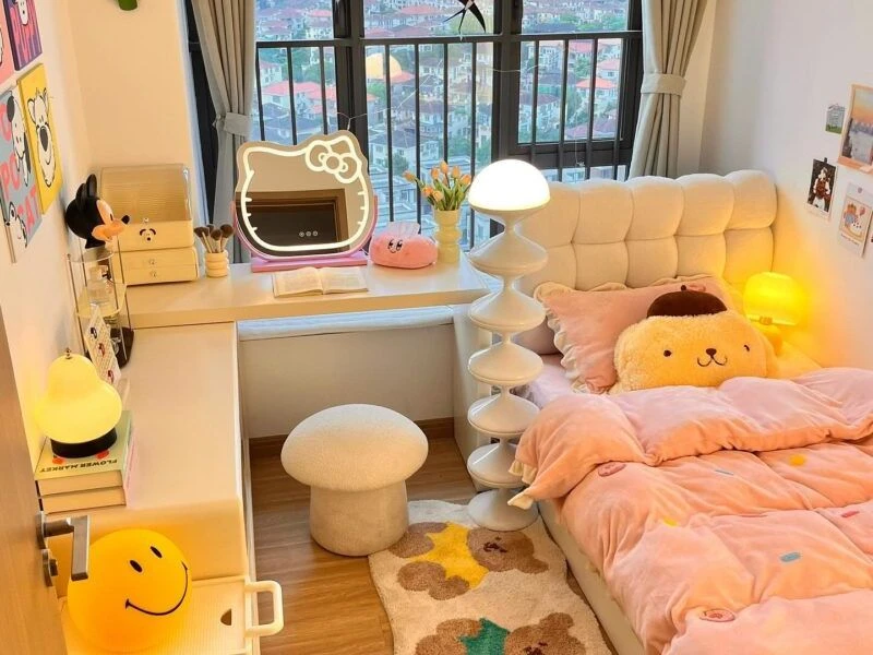 Trang trí phòng ngủ cho bé 15 tuổi