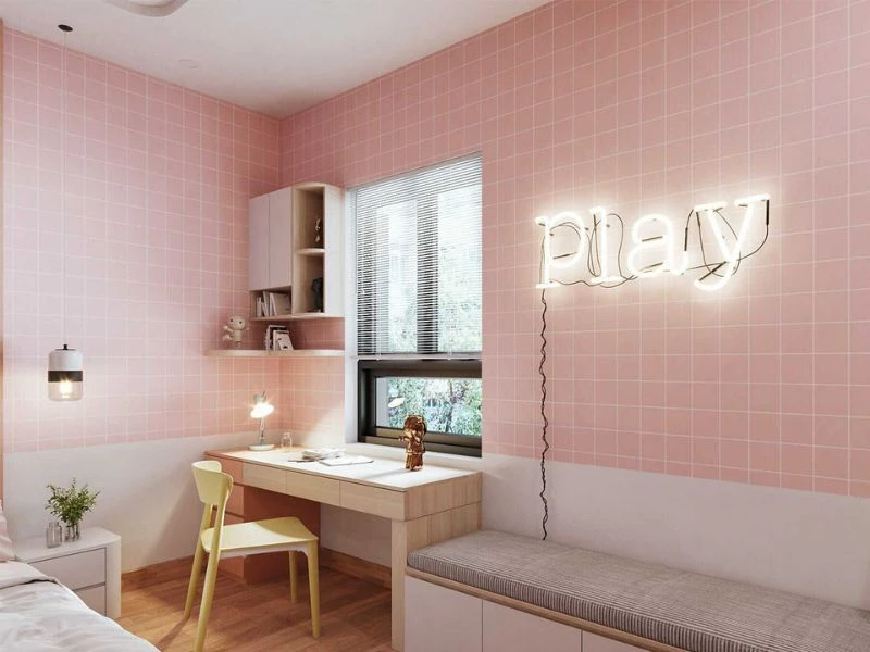 TTrang trí phòng ngủ con gái kích thích độc lập, sáng tạo