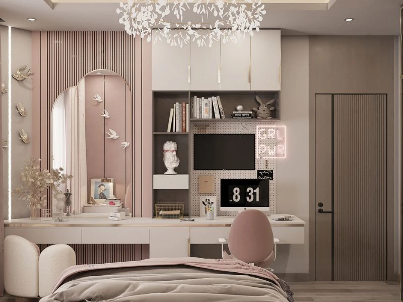 trang trí đơn giản dạng Moodboard/góc sáng tạo