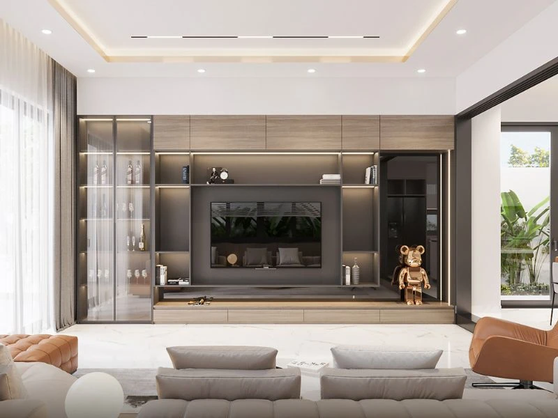 Không gian bố trí phù hợp