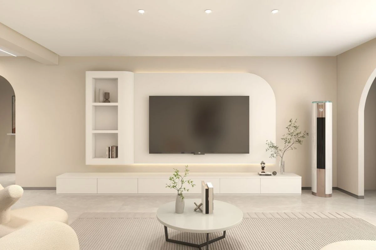 25+ Mẫu Kệ Tủ Trang Trí Phòng Khách Đẹp, Hiện Đại Mới Nhất 2025