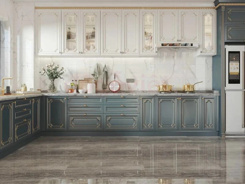 Những đặc điểm nổi bật của tủ bếp tân cổ điển