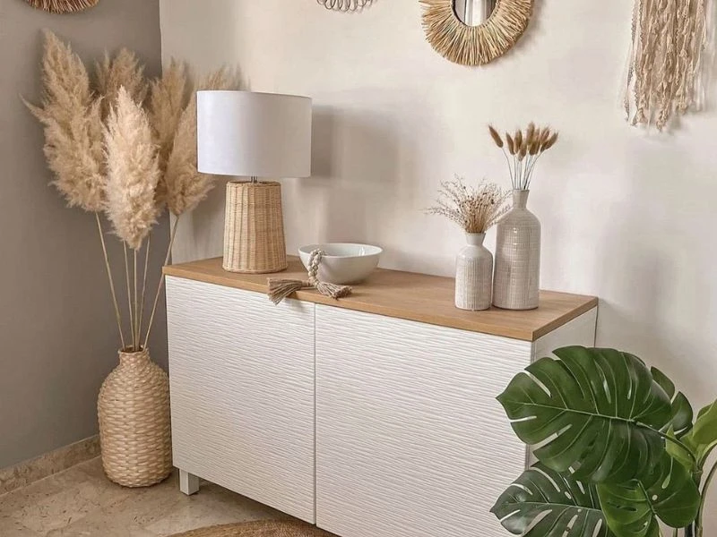 Thiết kế nội thất với sàn gỗ sáng màu