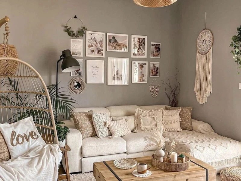 Phòng khách thiết kế nội thất phong cách Bắc Âu