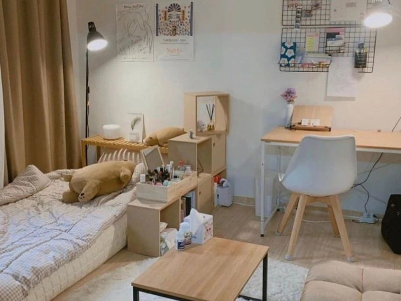 Thiết kế phòng ngủ chung cư đơn giản dành cho bé gái