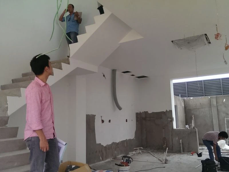 Khảo sát hiện trạng công trình cần thi công nội thất nhà phố