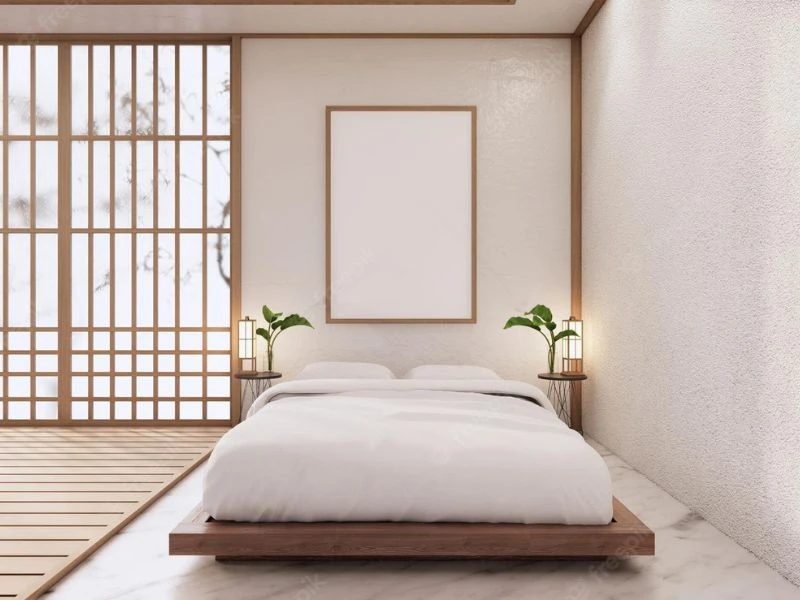 Thi công hệ kệ, tủ trang trí phòng ngủ