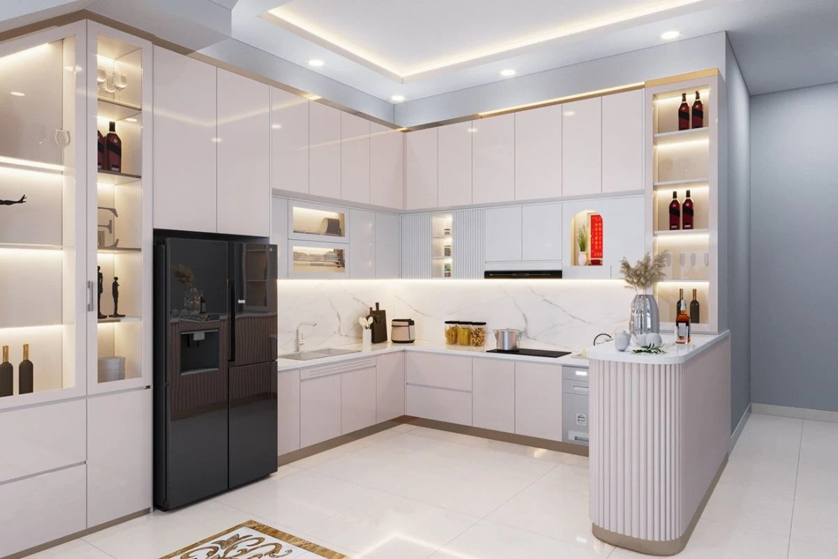 Khám phá các xu hướng thiết kế nội thất phòng bếp hiện đại, mang đến không gian nấu nướng đẳng cấp cho gia đình.