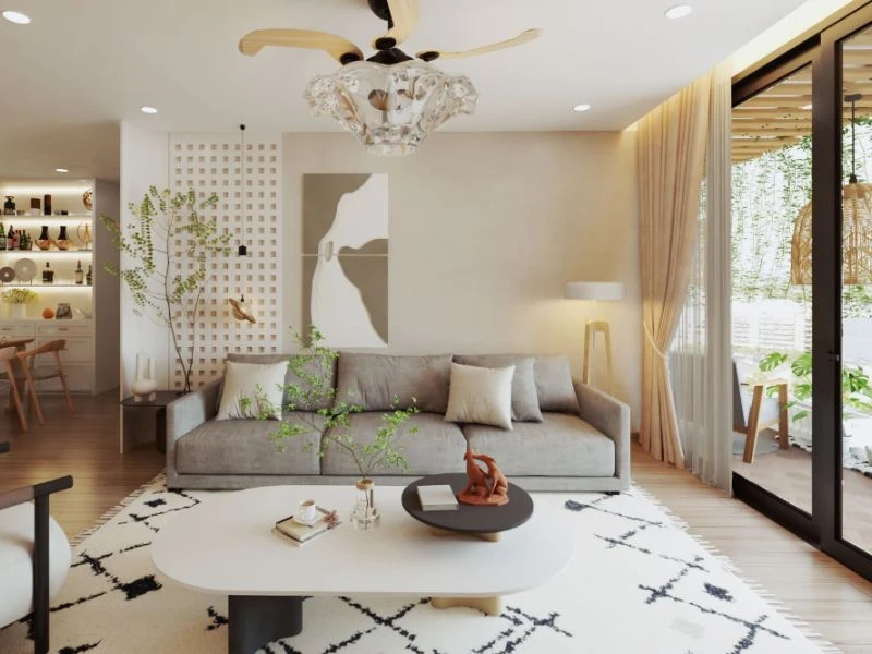 Đảm bảo sự đồng bộ với kiến trúc tổng thể nhà vườn