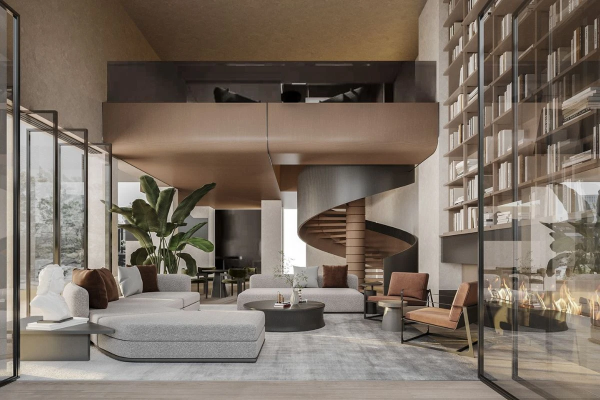 Tìm hiểu các lưu ý khi thiết kế phòng khách nhà vườn giúp tối ưu, nội thất tự nhiên, hiện đại năm 2025.