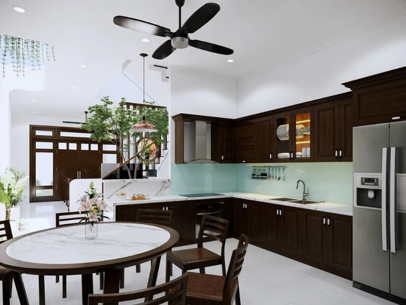 Bếp chữ U - tối ưu công năng cao nhất