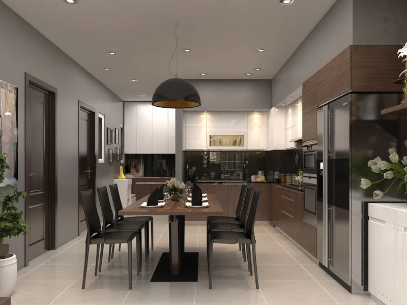 Bếp song song tối ưu cho không gian dài và hẹp