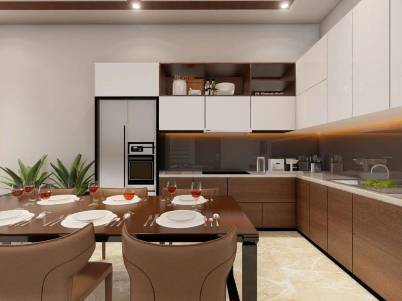 Tích hợp đảo bếp đa năng