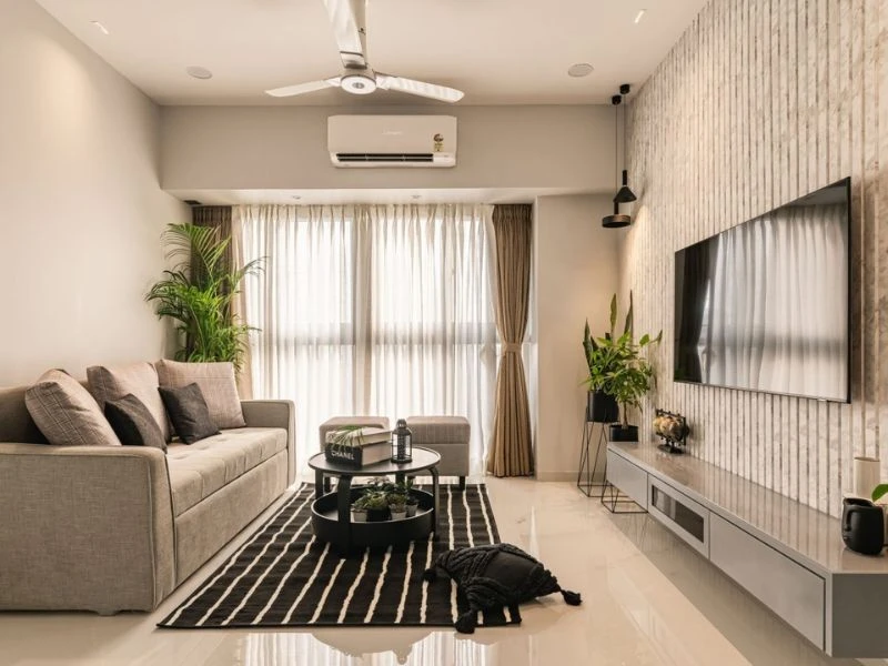 Bố trí nội thất theo trục di chuyển