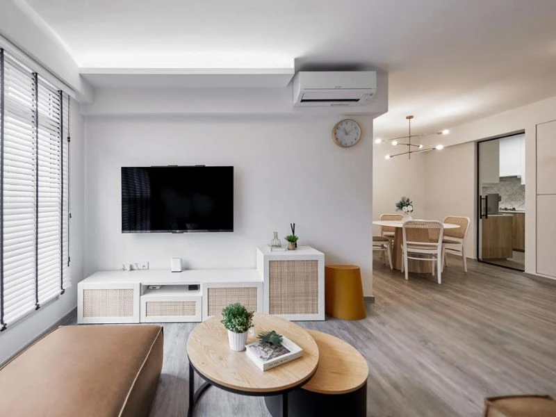 Đặt sofa và bàn trà hợp lý