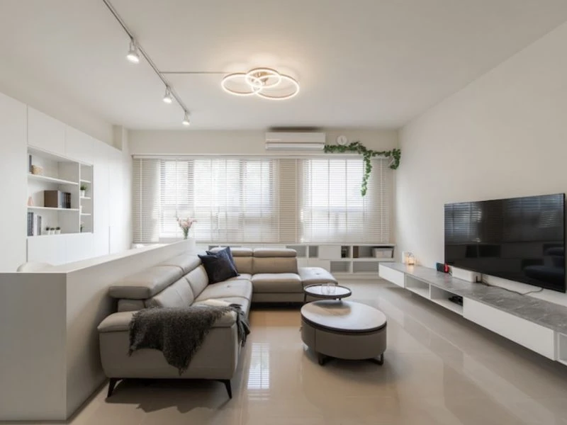 Sắp xếp nội thất theo trục di chuyển