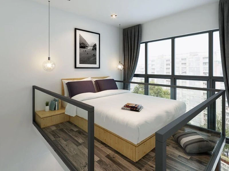 Tủ quần áo âm tường hoặc đa năng