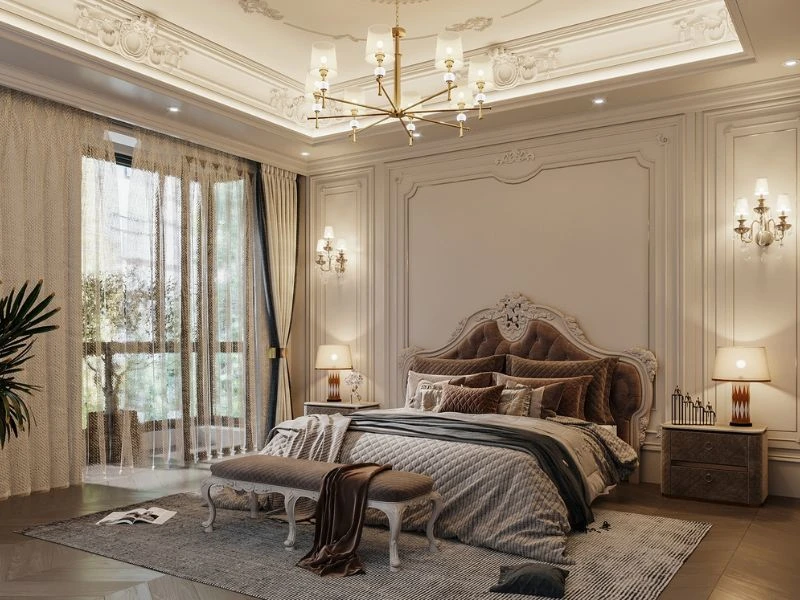 Phòng ngủ kích thước trên 15m2