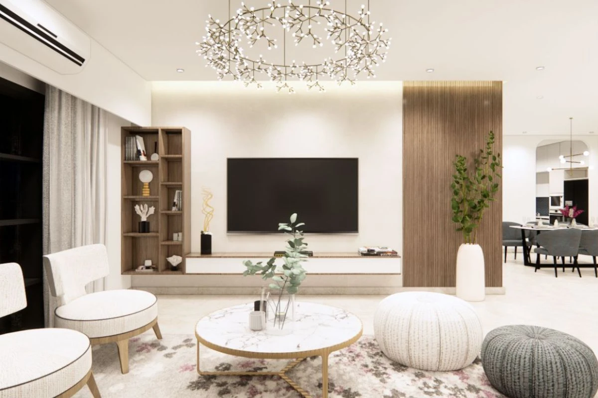 35+ tủ kệ trang trí phòng khách đẹp hiện đại giúp không gian sang gọn tối ưu