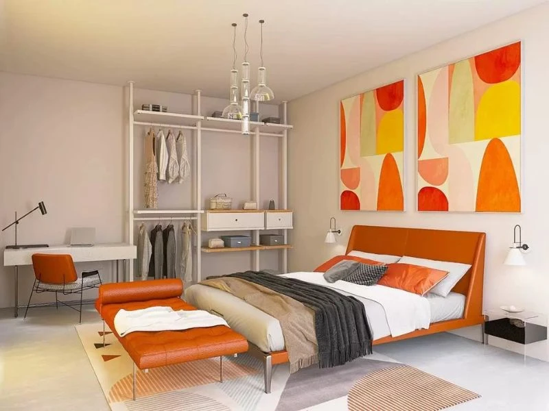 Mẫu thiết kế phòng ngủ theo phong cách Bauhaus