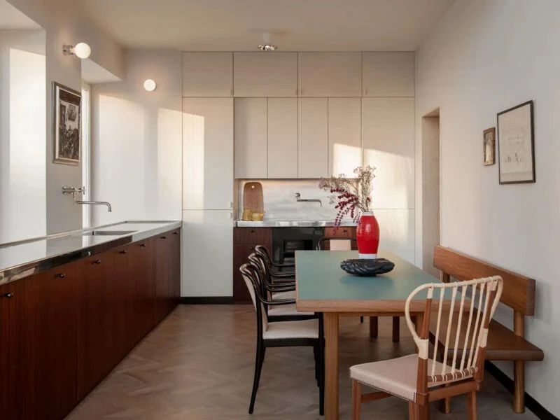 Mẫu thiết kế Bauhaus sử dụng hình khối hình học rõ nét