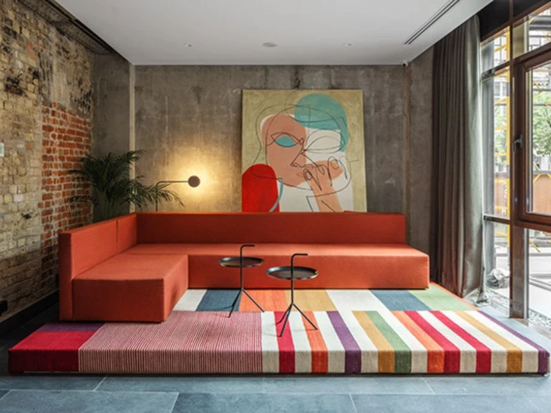 Mẫu thiết kế Bauhaus với nội thất module linh hoạt