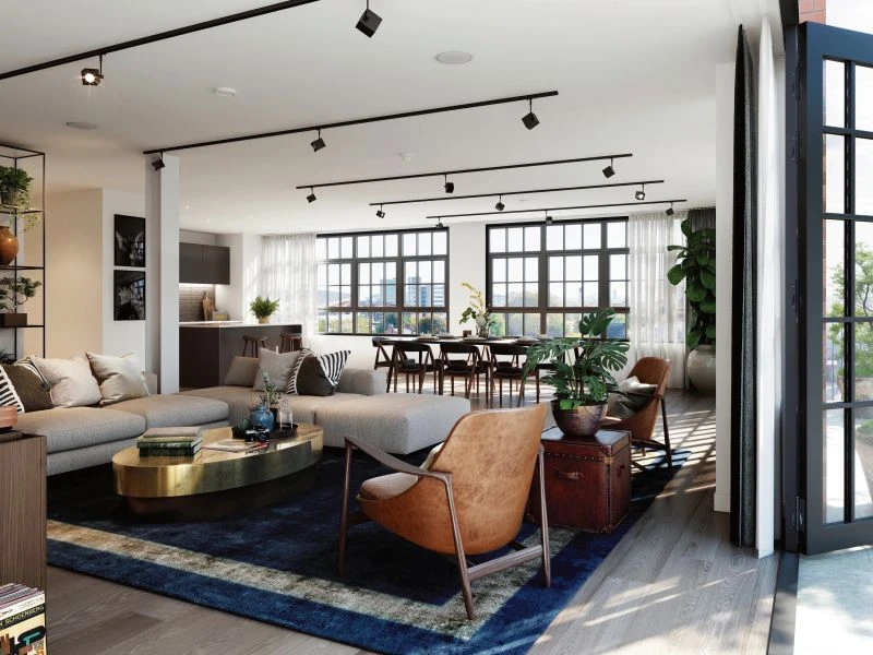 Mẫu thiết kế Bauhaus cho không gian diện tích lớn