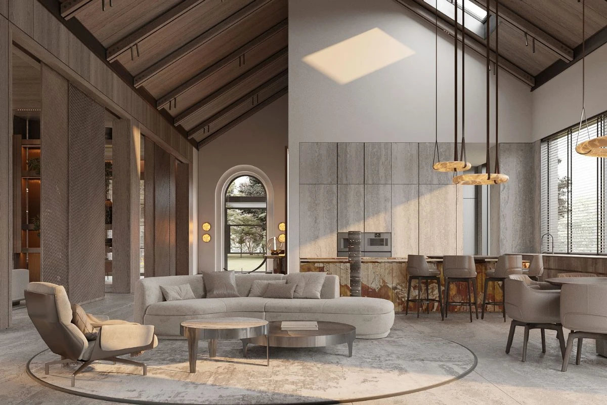 Phong cách Rustic hiện đại, đơn giản, mộc mạc, cổ điển sang trọng