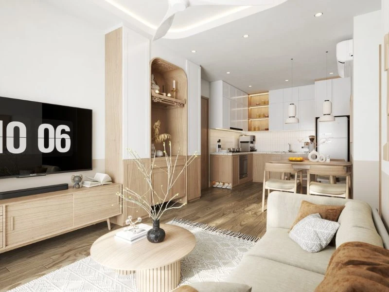 Ưu tiên nội thất gọn gàng, có tỷ lệ chuẩn